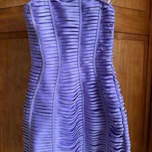 Elliatt Strapless Lavender Bandage Dress size 2- NWT